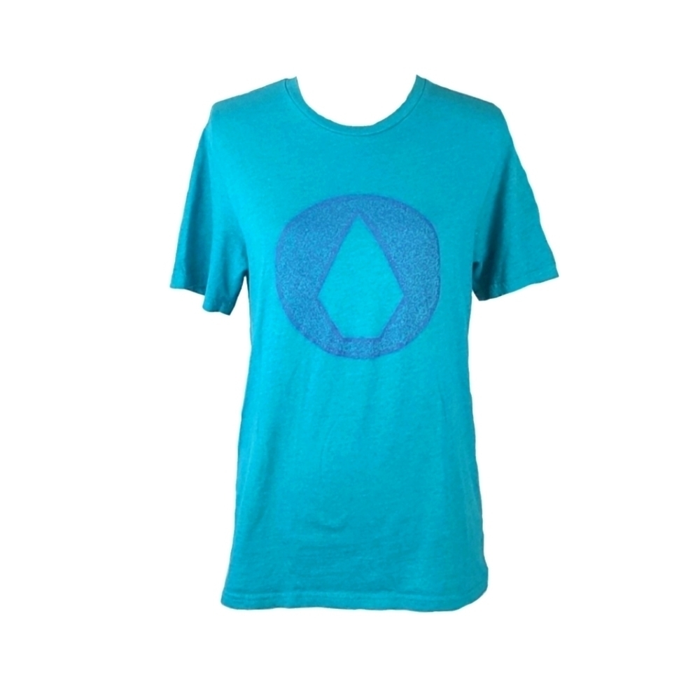 Volcom Short Sleeve Tee in Turquoise Blue, S